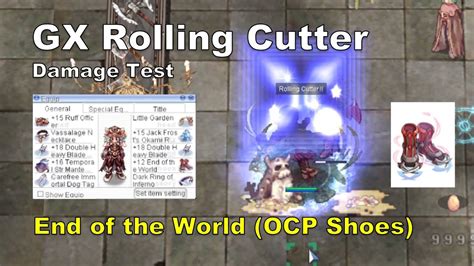 rolling cutter ragnarok|[iRO] Rolling Cutter GX .